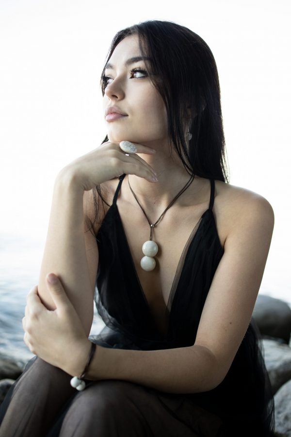 Perles et Galets du Lac - Collier LoveBijoux créatrice - Thonon les Bains - by AN'COR BIJOUX